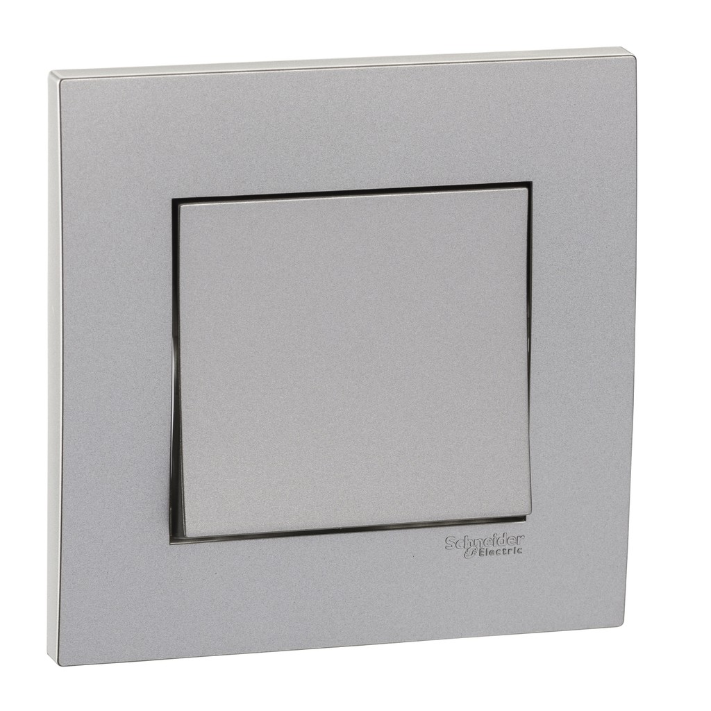 SCHNEIDER KB31 VIVACE SWITCH 1G 1W ALUMINIUM SILVER | Shopee Malaysia