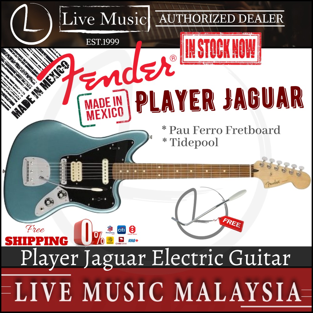 Fender player series jaguar deals pf tpl