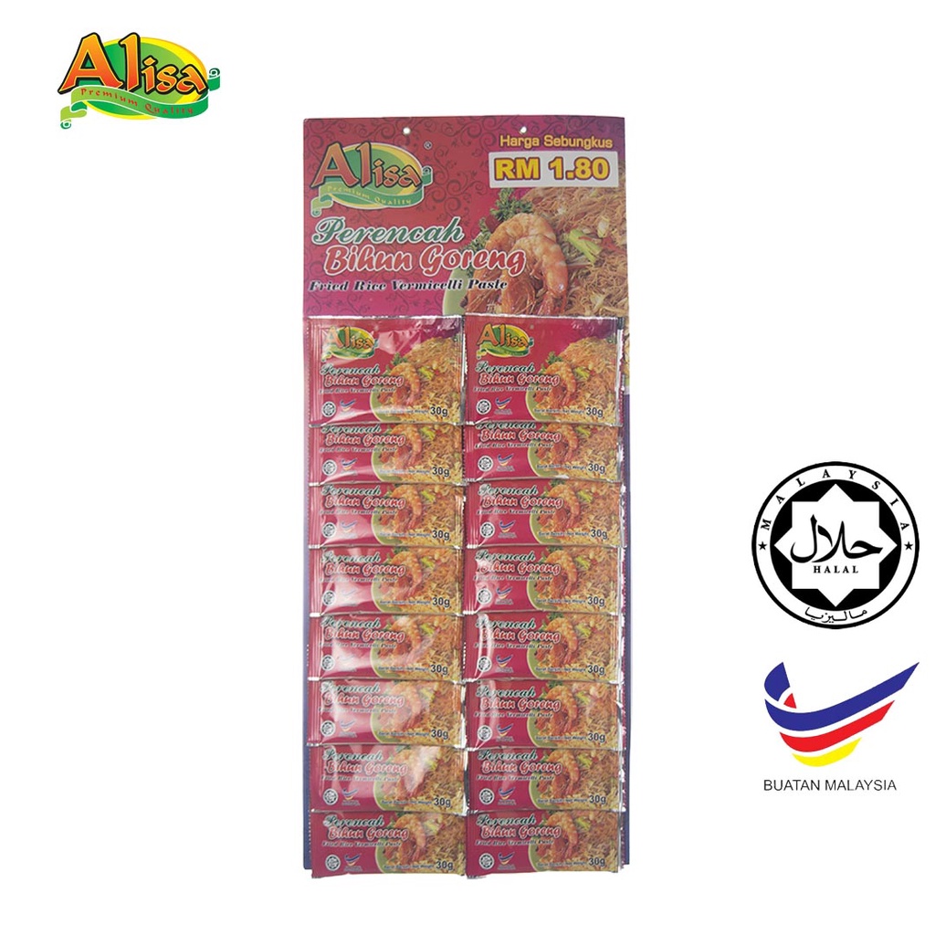 Alisa Perencah Bihun Goreng Fried Rice Vermicelli Paste (16 Packs ...