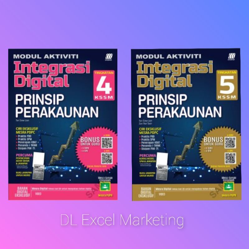 Modul Integrasi Digital Kssm Prinsip Perakaunan Tingkatan Shopee Malaysia