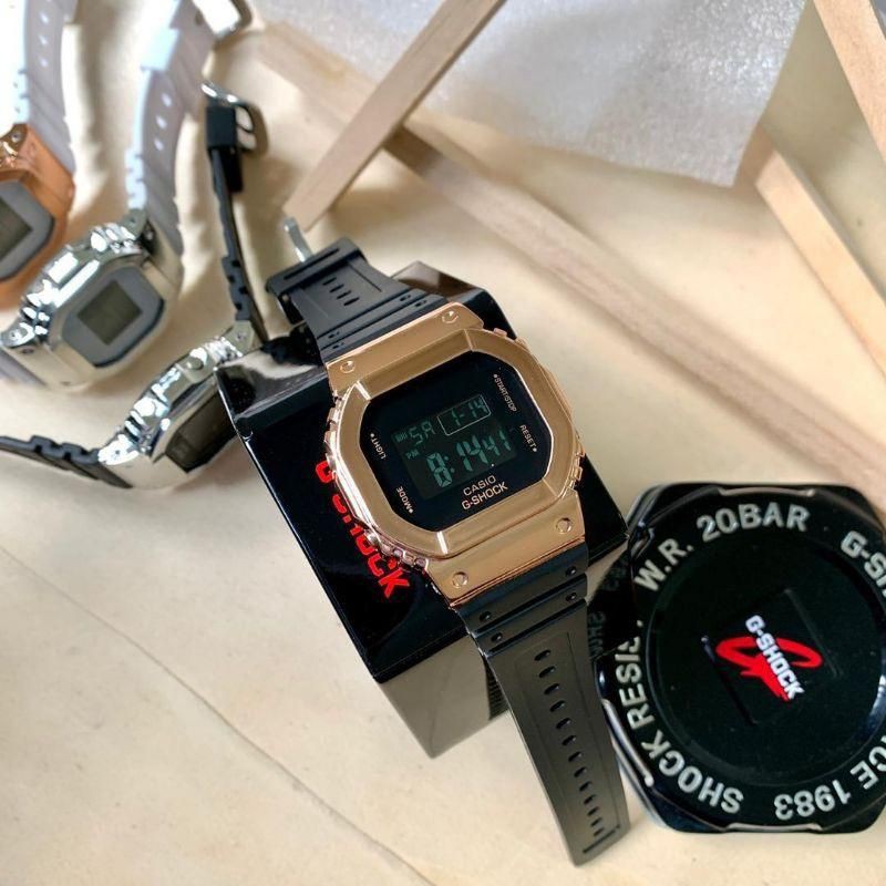 Gshock GMS 5600 Rose Gold Viral Unisex Digital Watch Shopee Malaysia