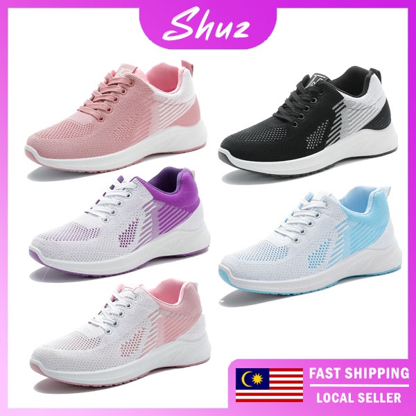 New Casual Women Sport Shoes Running Shoes Soft Sole Kasut Sneaker Wanita  Perempuan