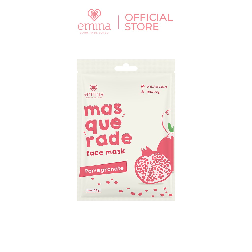 Emina Masquerade Face Mask 23g with Niacinamide Shopee Malaysia