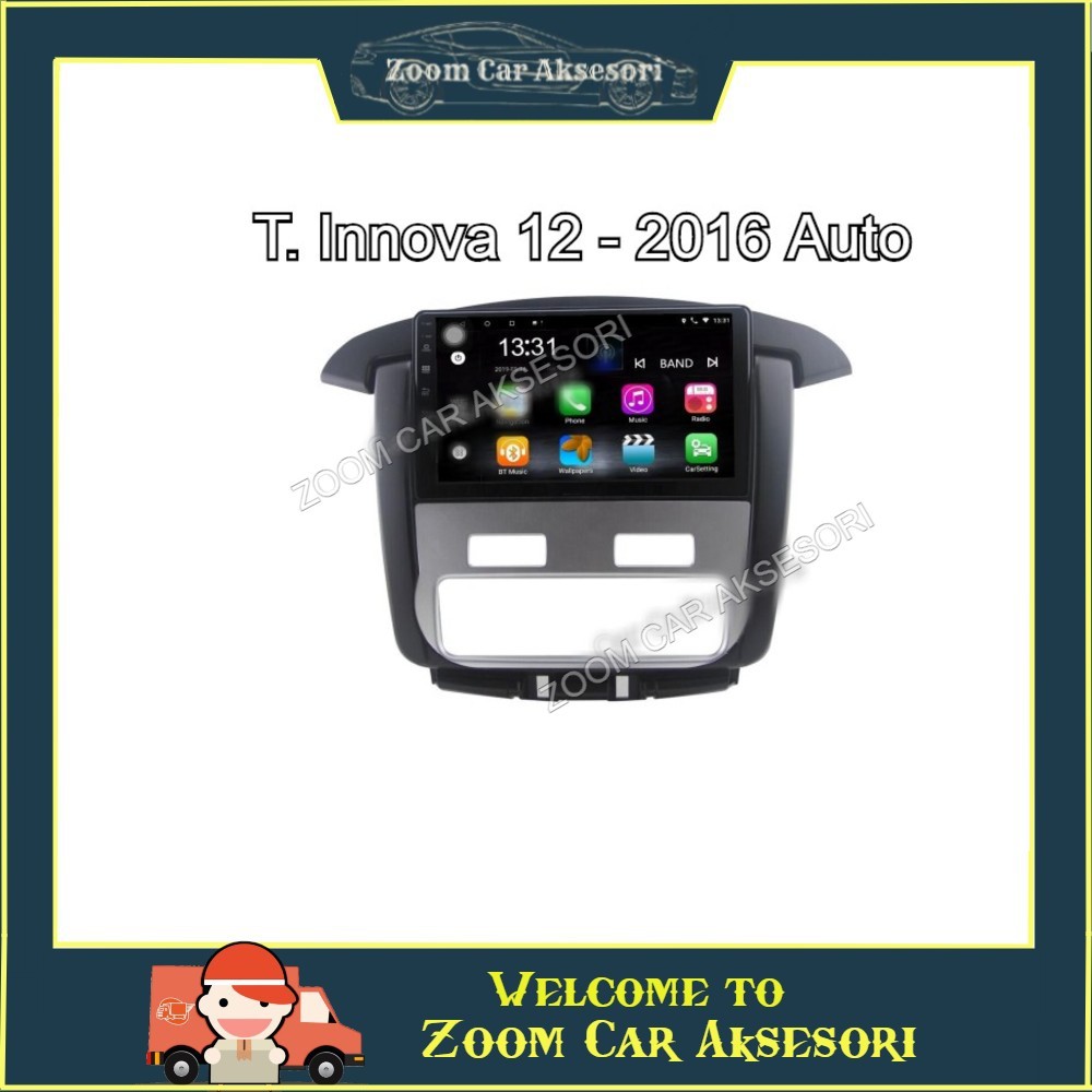 TOYOTA INNOVA 11-16 AUTO BIG SCREEN ANDROID 12 MEDIA PLAYER WITH CASING ...