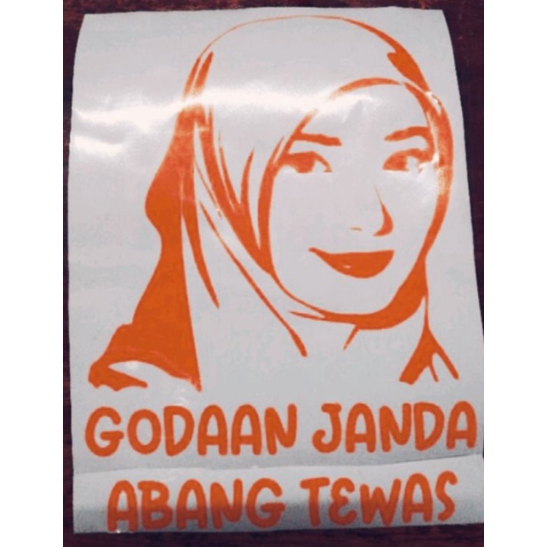 Sticker Lori Godaan Janda Abang Tewas Shopee Malaysia