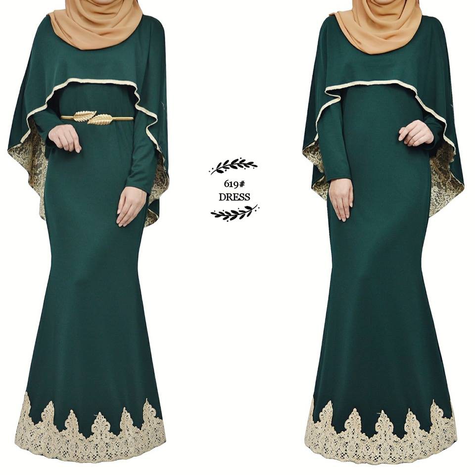 Dress untuk outlet dinner muslimah