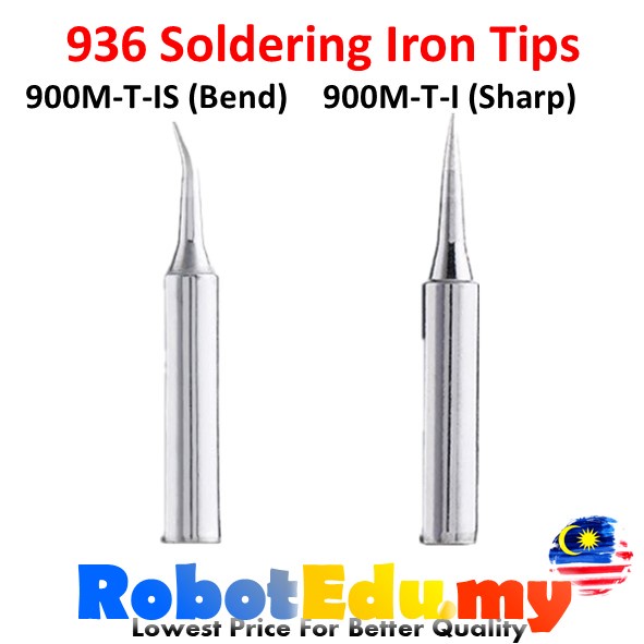 936 Soldering Iron Solder Gun Station Replacement Tips 900M-T-I Sharp or IS Bend