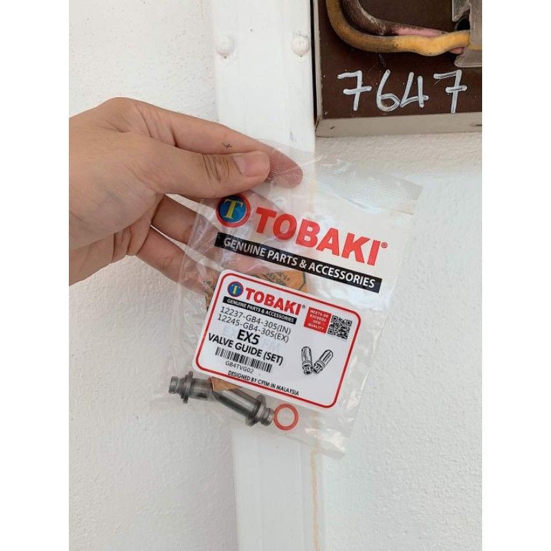 Tobaki valve guide ex5/dream/Lc135/Y15/Wave125/kriss Shopee Malaysia
