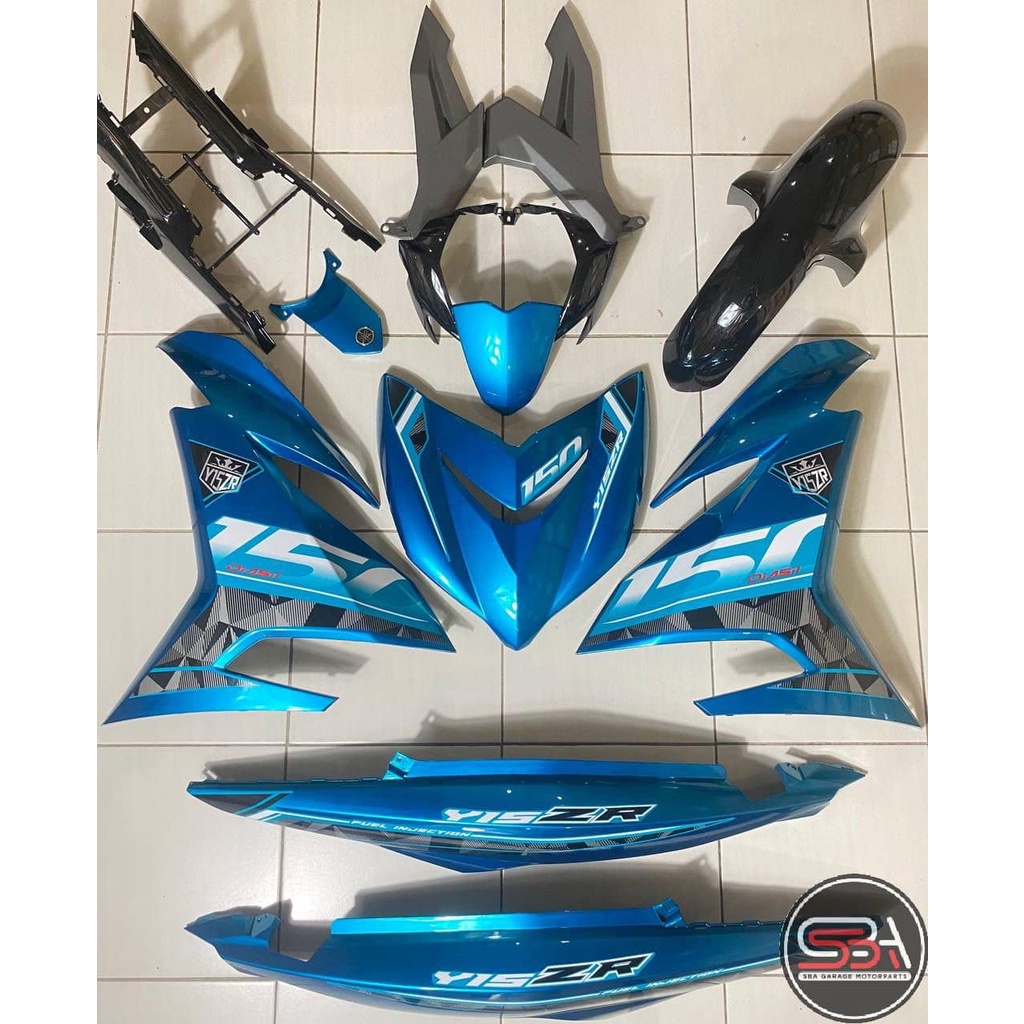 COVER SET Y15ZR V1 V2 CYAN CM6 ORIGINAL COLOUR 2019 COVERSET BODYSET ...