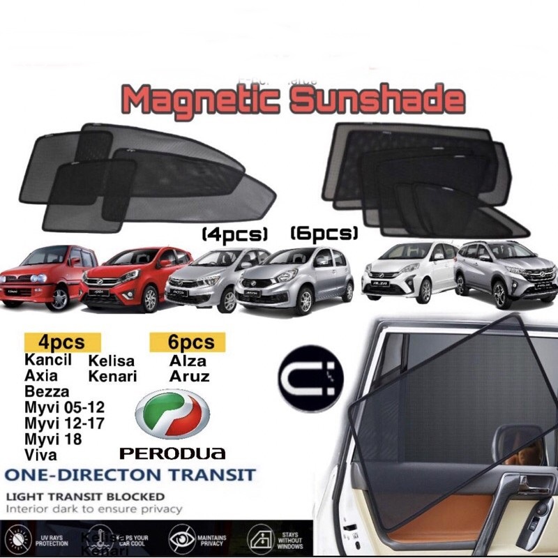 Perodua Sunshade AXIA BEZZA VIVA MYVI ALZA Aksesori Kereta Sun