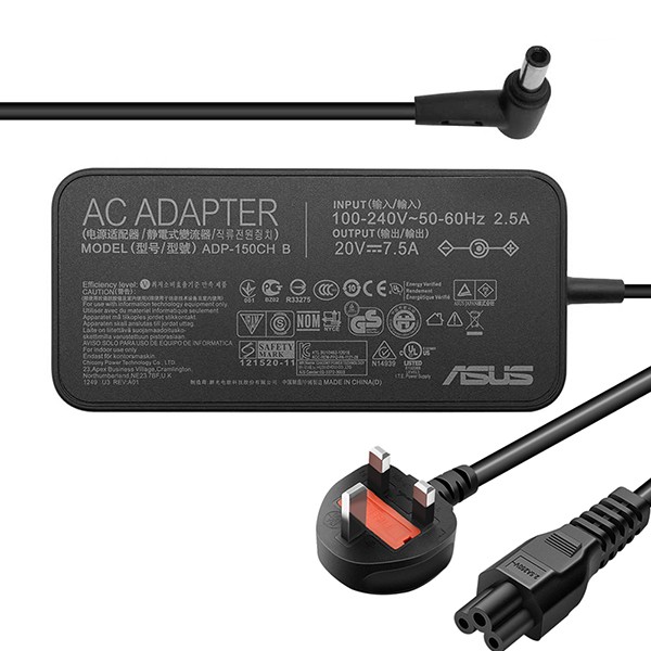 Asus ADP-150CH B / A18-150P1A 20V 7.5A 150W AC Adapter Charger (6.0mm x ...