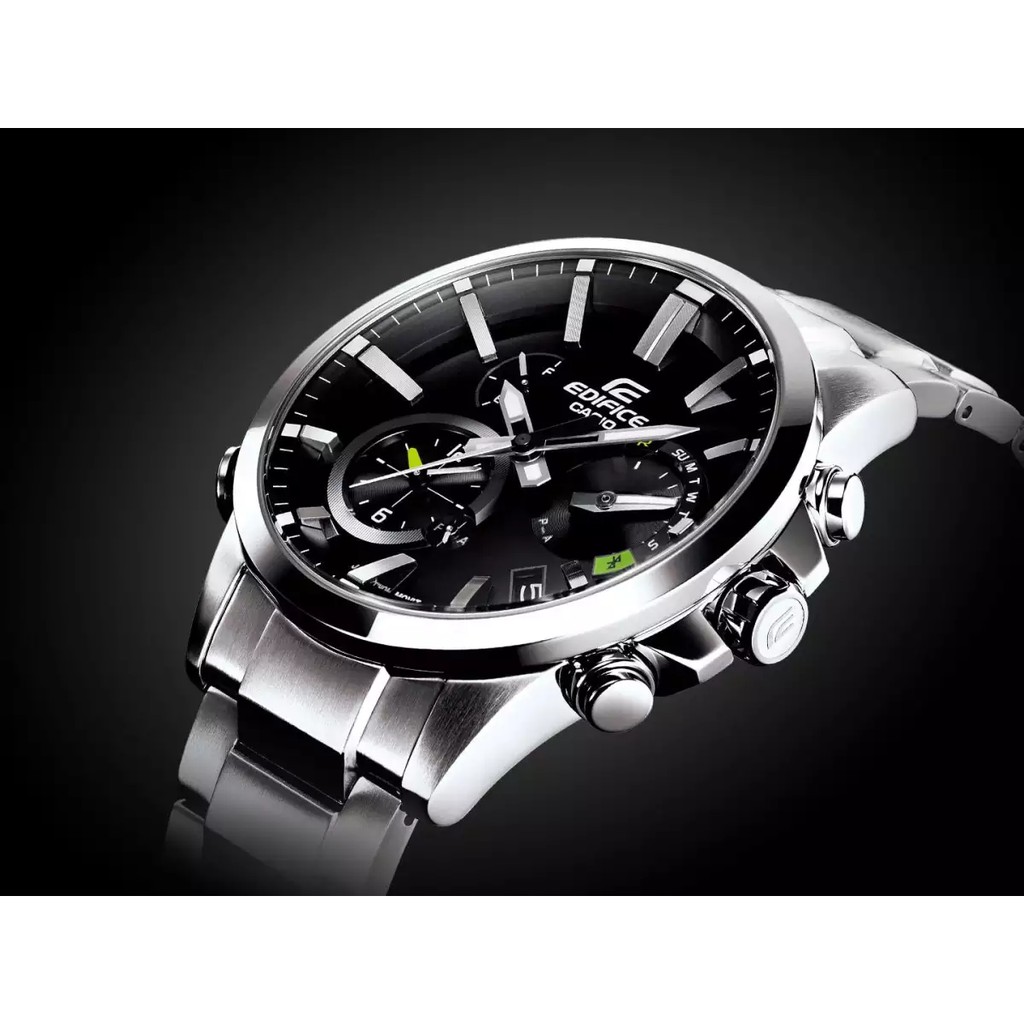 Casio EDIFICE EQB700D 1A EQB700D 2A Bluetooth Smartphone Link World Time Stainless Steel Men s Watch Shopee Malaysia
