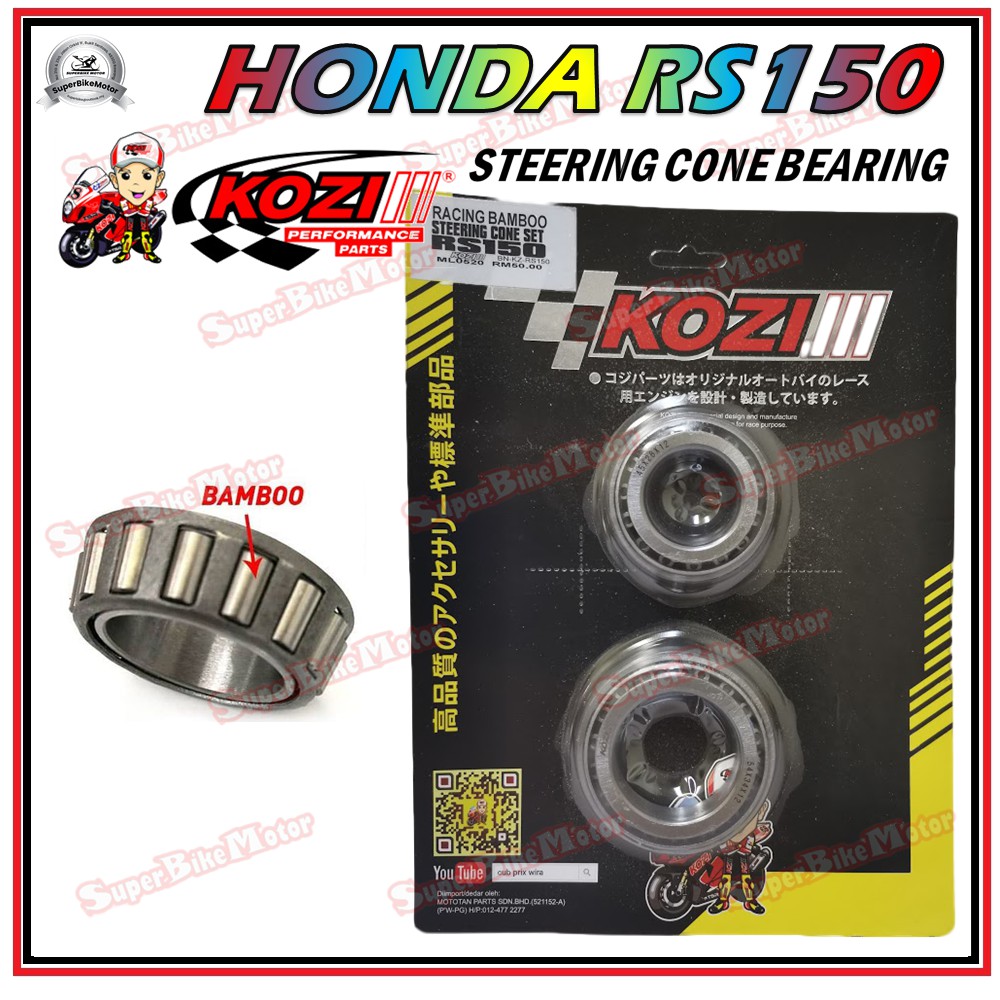 HONDA RS150 KOZI BAMBOO Steering Cone Bearing Set Shopee Malaysia