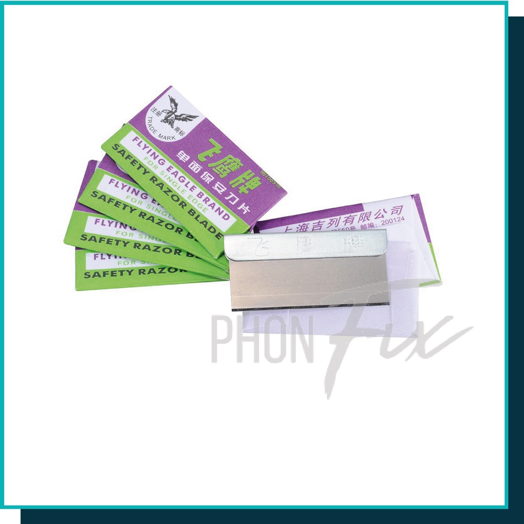 𝑷𝒉𝒐𝒏𝑭𝒊𝒙 Flying Eagle Blade Razor Blades Adhesive Sticker Removing ...