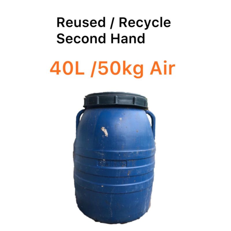 [SECOND HAND] Plastic Drum/ Bottle/ Botol Air/ Bekas Air/ Chemical Drum