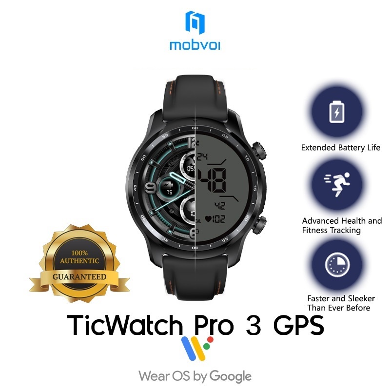 Ticwatch pro 3 battery life hot sale