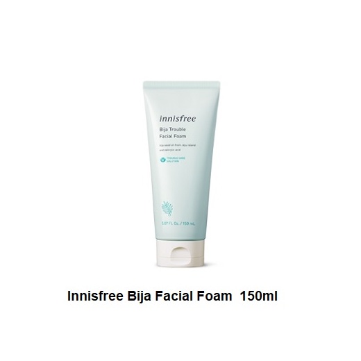 INNISFREE Face Wash Bija Trouble Facial Foam Cleanser Acne Salicylic