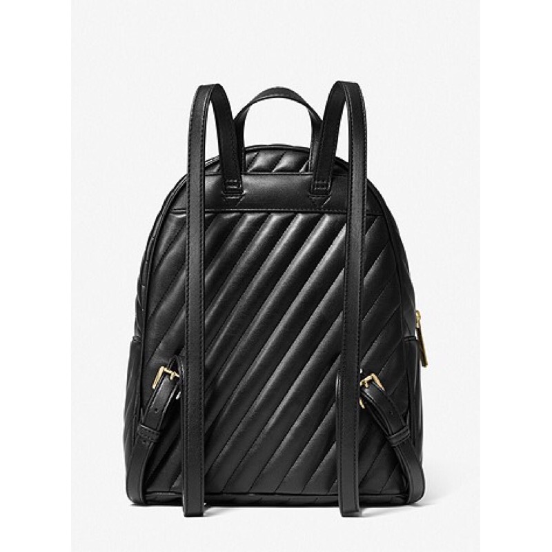 Michael michael kors abbey medium quilted leather backpack hot sale