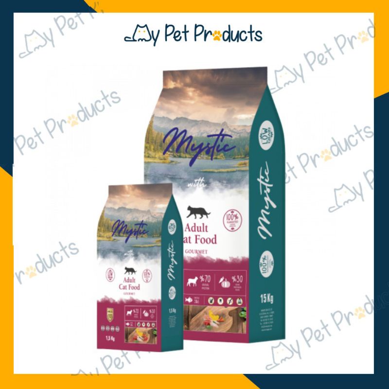 MYSTIC CAT FOOD LOW GRAIN [ASSORTED FLAVOR] LOCAL SELLER