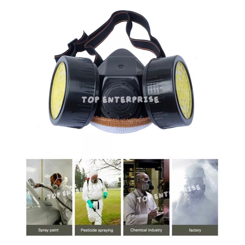 NP305/NP306 Chemical Mask Cartridge Respirator (Single/Double Filter ...