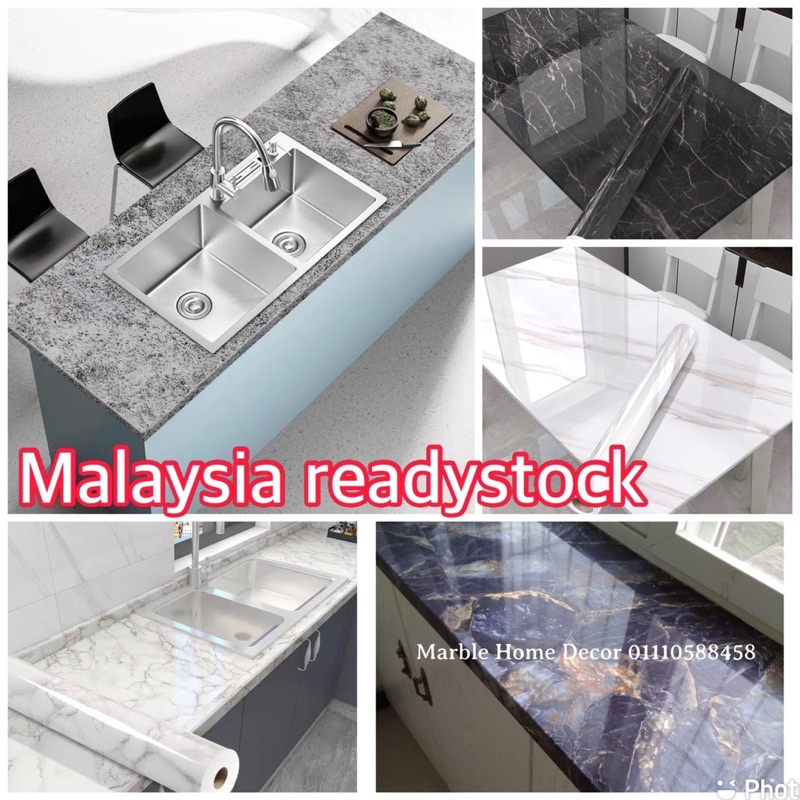 marble sticker pvc high quality wallpaper pvc kalis air waterproof ...