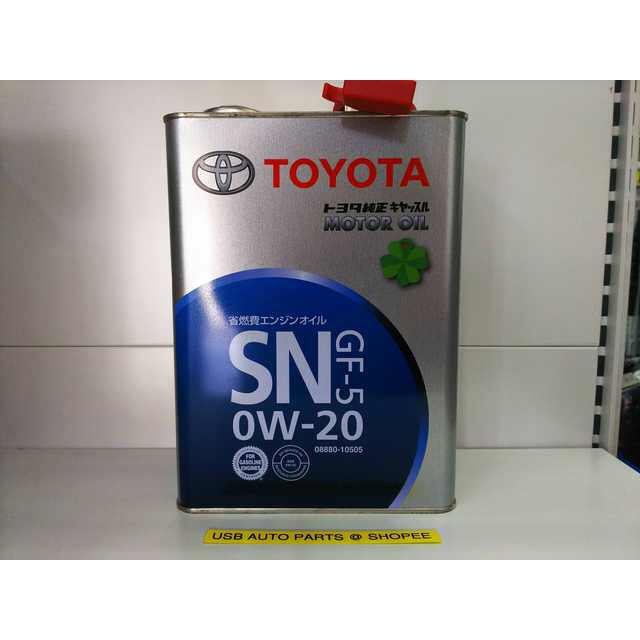 Original Toyota 0W-20 SN GF-5 Engine Oil Japan Made Imported 0w20 ...