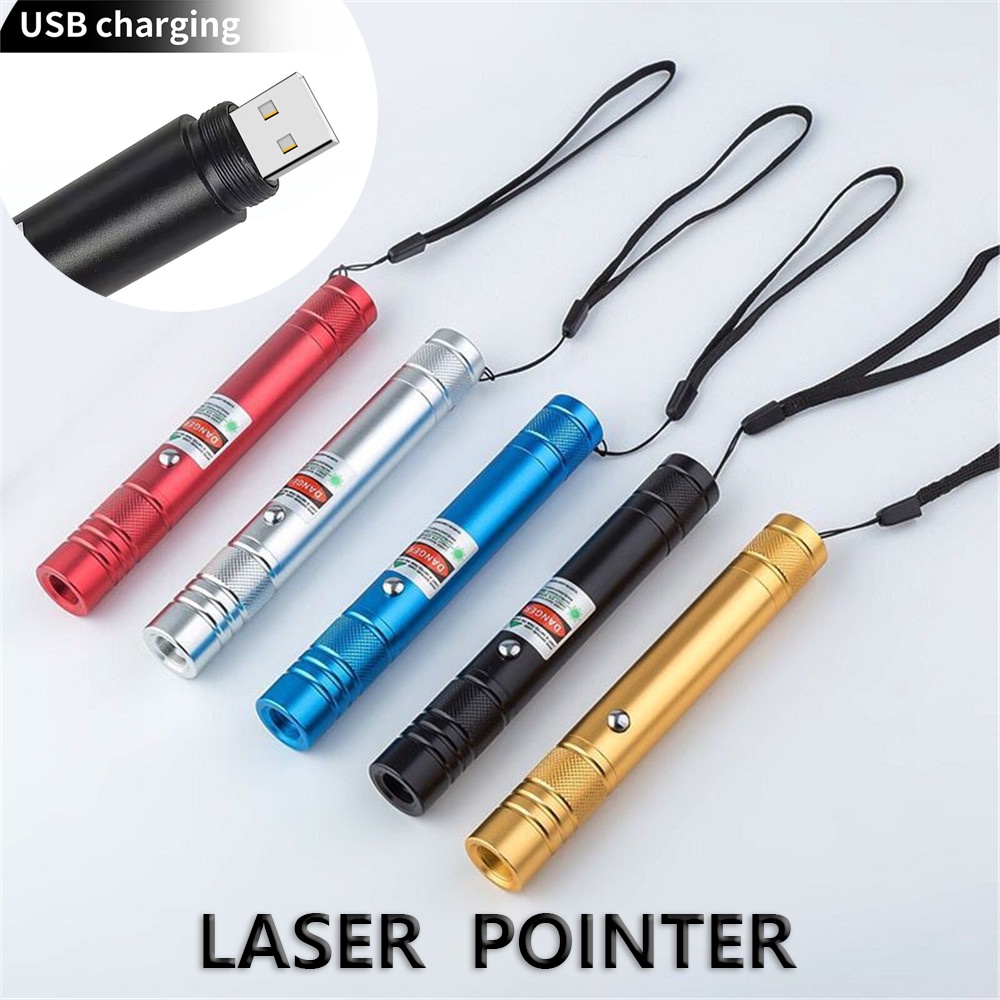 【Rechargeable】NEW ARRIVAL Portable high-power USB laser green red ...