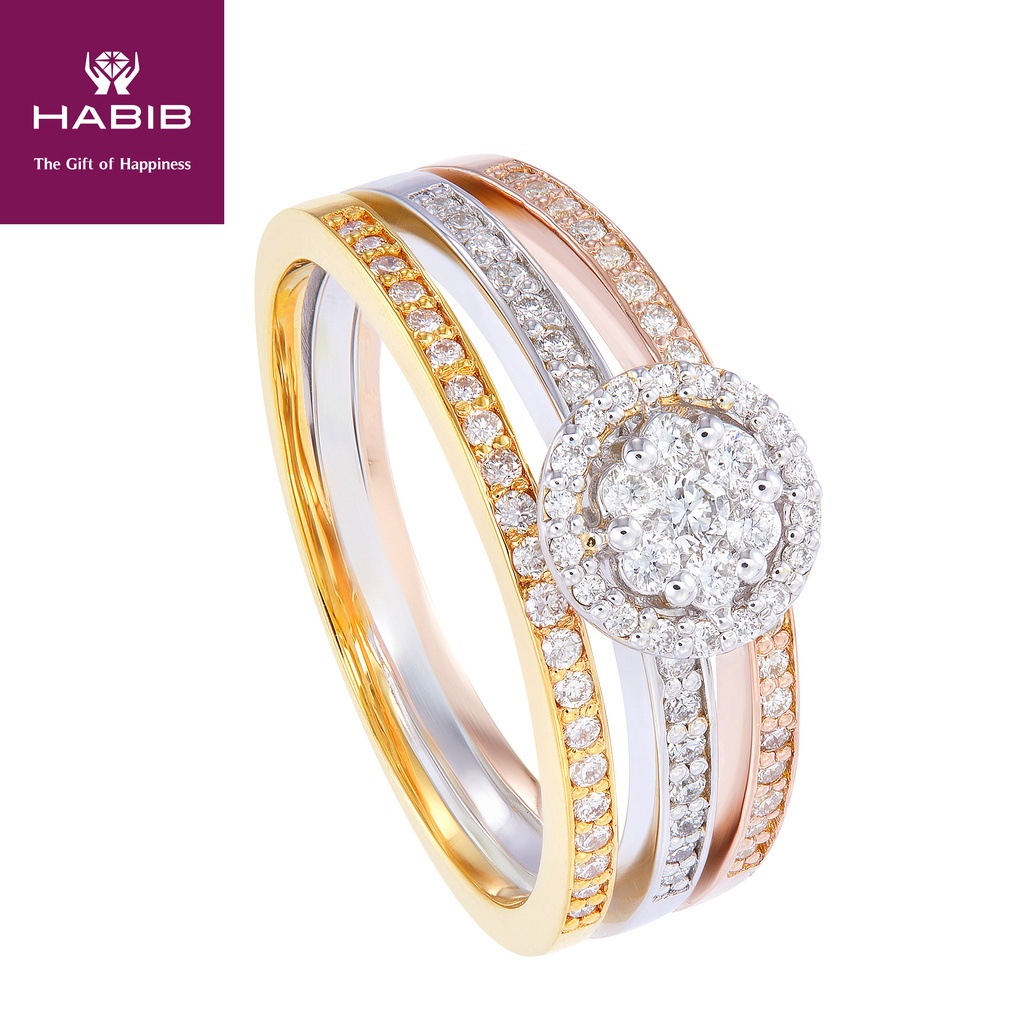 HABIB Ernaline Diamond Ring Shopee Malaysia