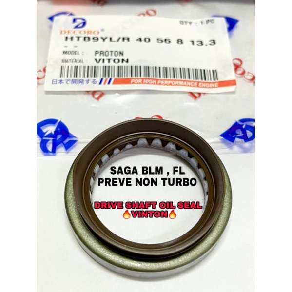 CS Drive Shaft Oil Seal Proton Saga BLM Old FL / Preve Non Turbo ( 40