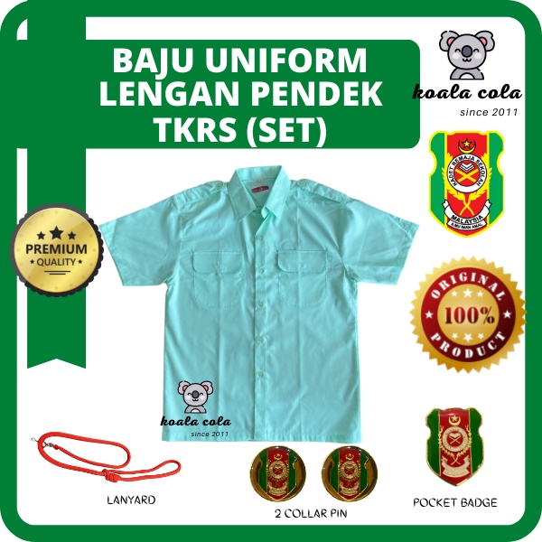 BAJU UNIFORM LENGAN PENDEK TKRS LENGKAP DENGAN ASSECORIES (LANYARD ...