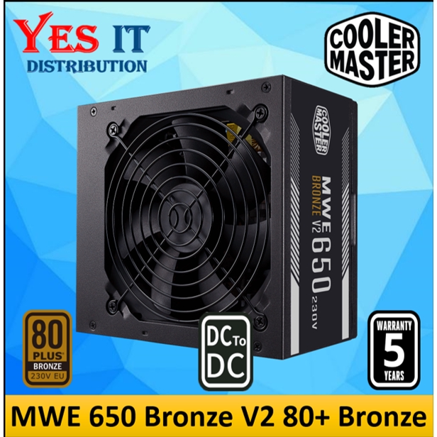 COOLER MASTER 650W MWE BRONZE V2 230V 80 PLUS BRONZE POWER SUPPLY ( MPE ...