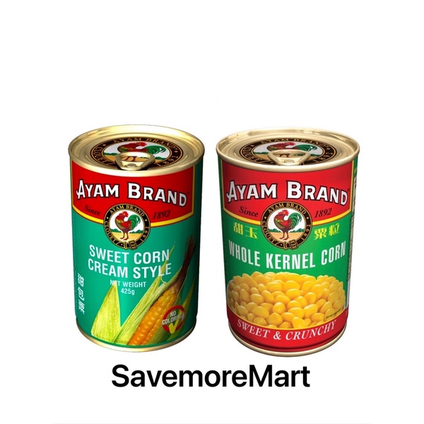 Ayam Brand Sweet Corn Cream Stylewhole Kernel Corn 425g Shopee Malaysia