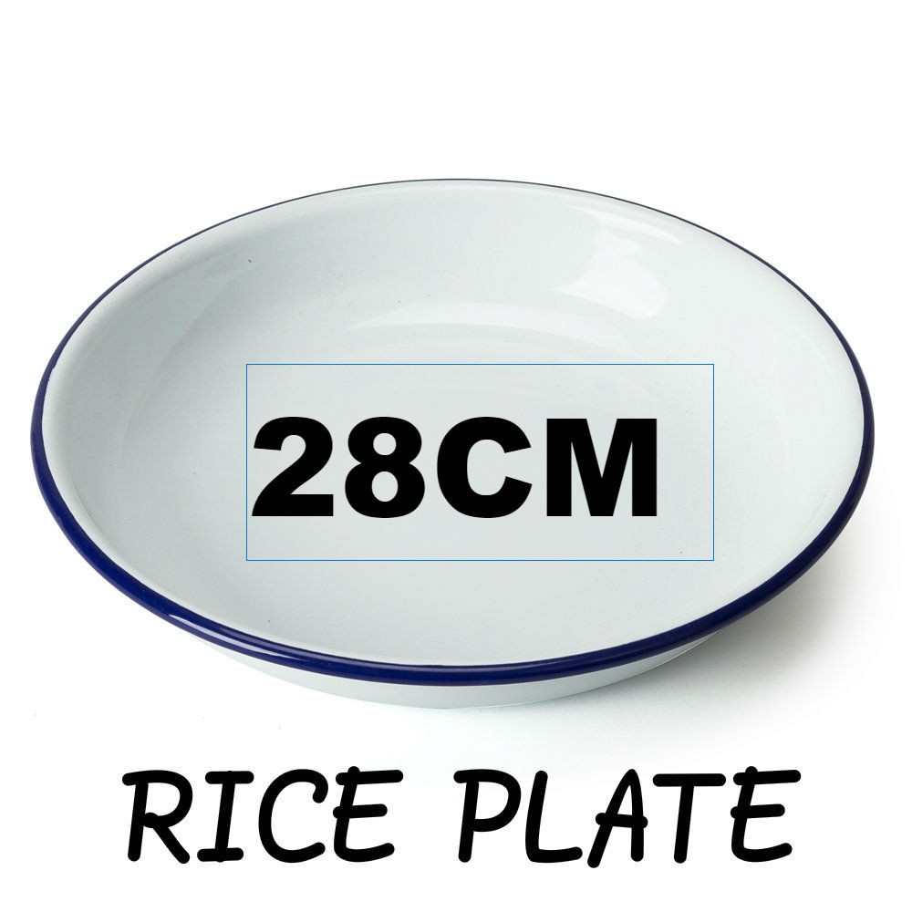 28cm Rice Plate Classic Enamel (Losa) | Shopee Malaysia