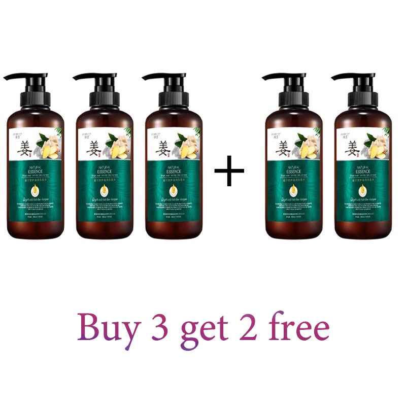 Ginger Juice Shampoo Remove Dandruff Deduction Anti itching Control Oil Shampoo Ginger King