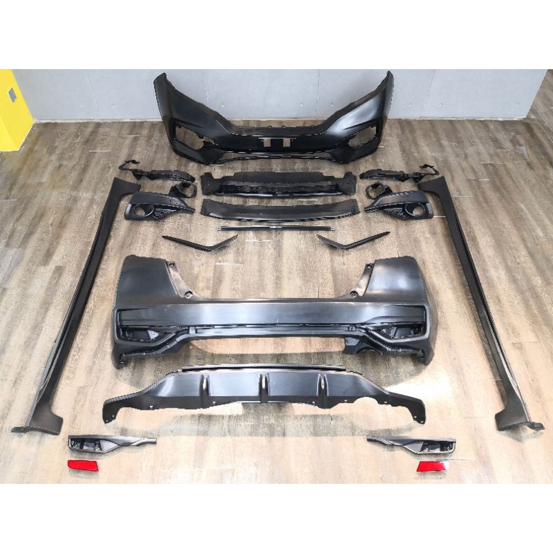 Honda Jazz GK FLRS Bodypart Bumper Set PP Material Front Bumper Side