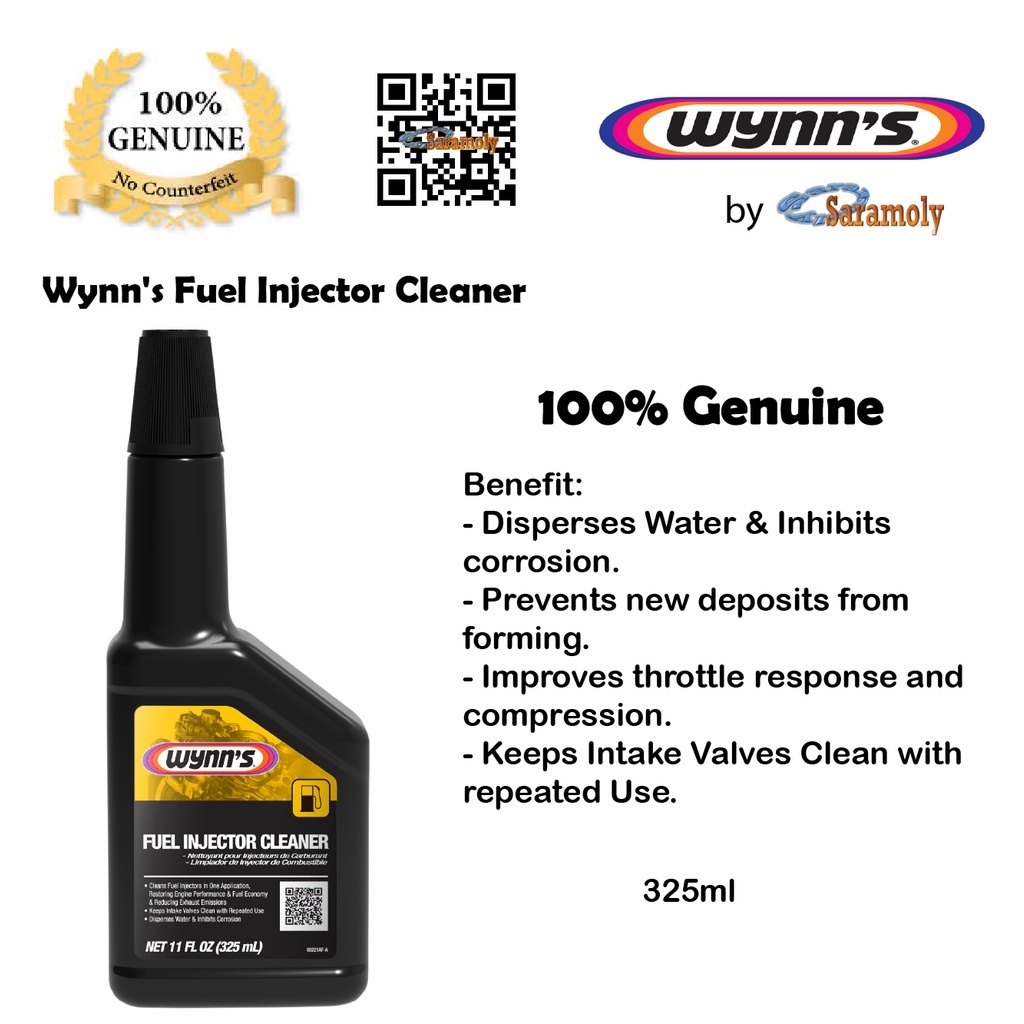 Wynn's Fuel Injector Cleaner 325ML WN 65221A Shopee Malaysia