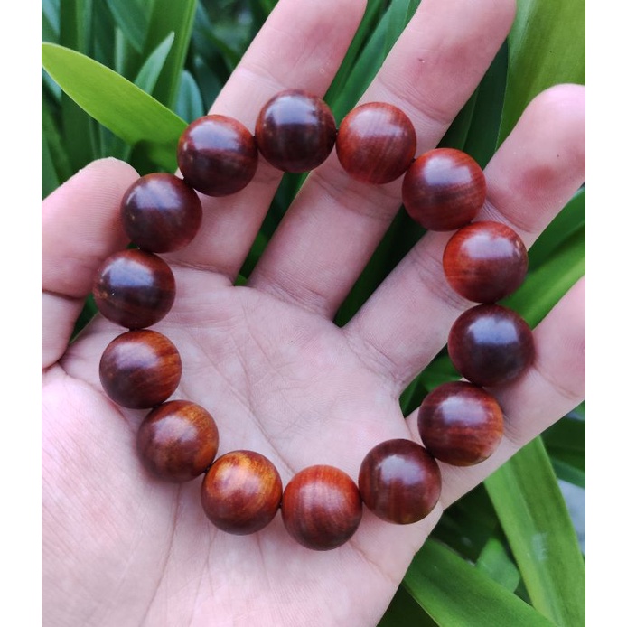 【Gelang Raja Kayu】 Raja Kayu Merah || Raja Kayu Asli 100% (10mm, 12mm ...