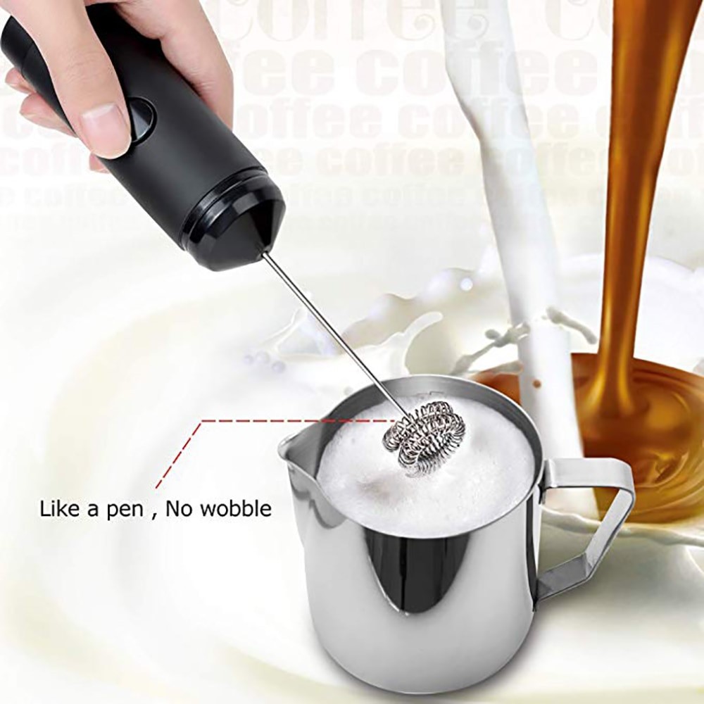 Milk Frother Handheld Foamer Cappuccino Maker Latte Espresso Self Made