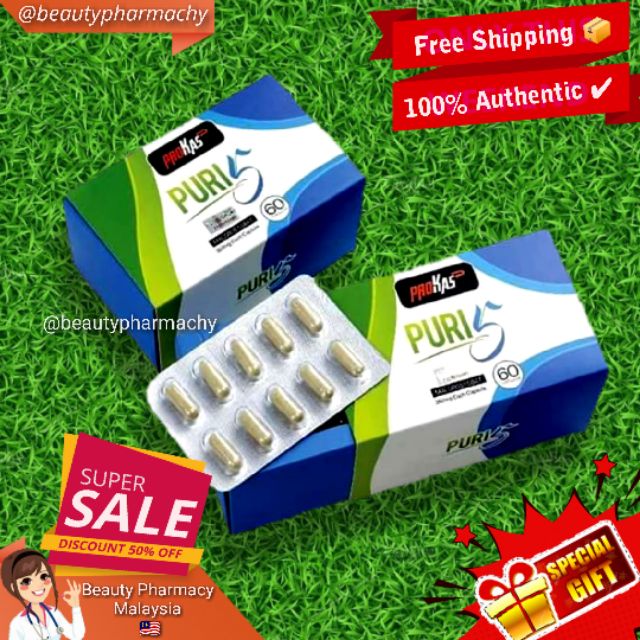 🔥Ready💯PURI5 SLIMMING CAPS (ORIGINAL PROKAS HQ) | Shopee Malaysia