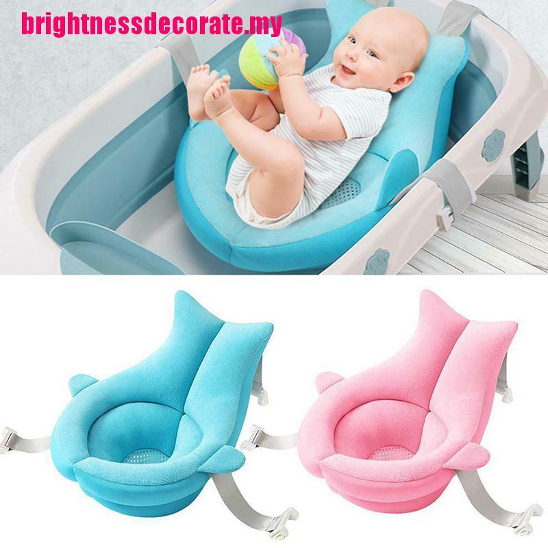 BRIMY Baby Bath Tub Pad Shower Newborn Kids Bath Seat NonSlip Bathtub