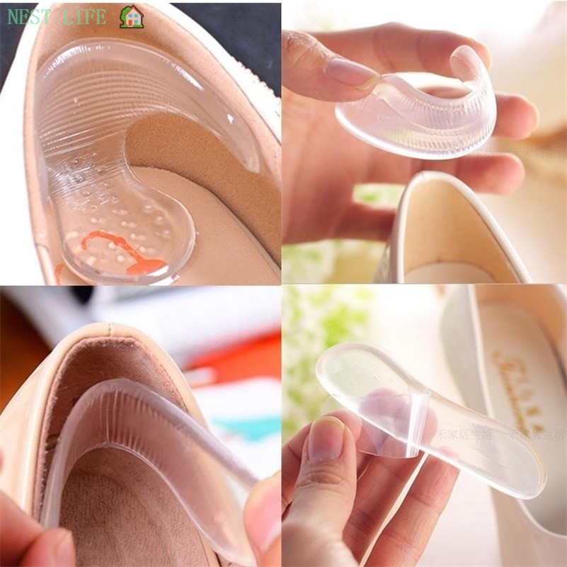 SILICONE GEL SHOE PADS FOOT INSOLES CUSHION PAD (1PAIR)