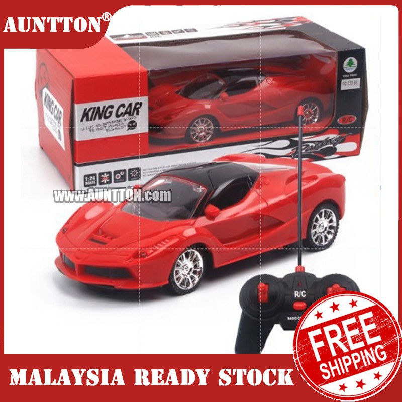 🔥Ready Stock🔥 TOY RC Remote Control Car + Batteries Charger Kereta
