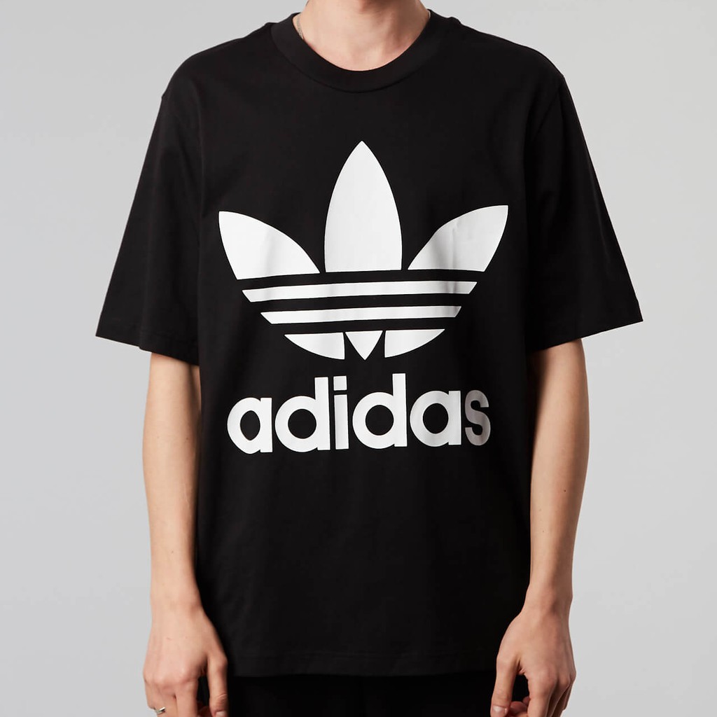 Adidas oversized trefoil on sale tee