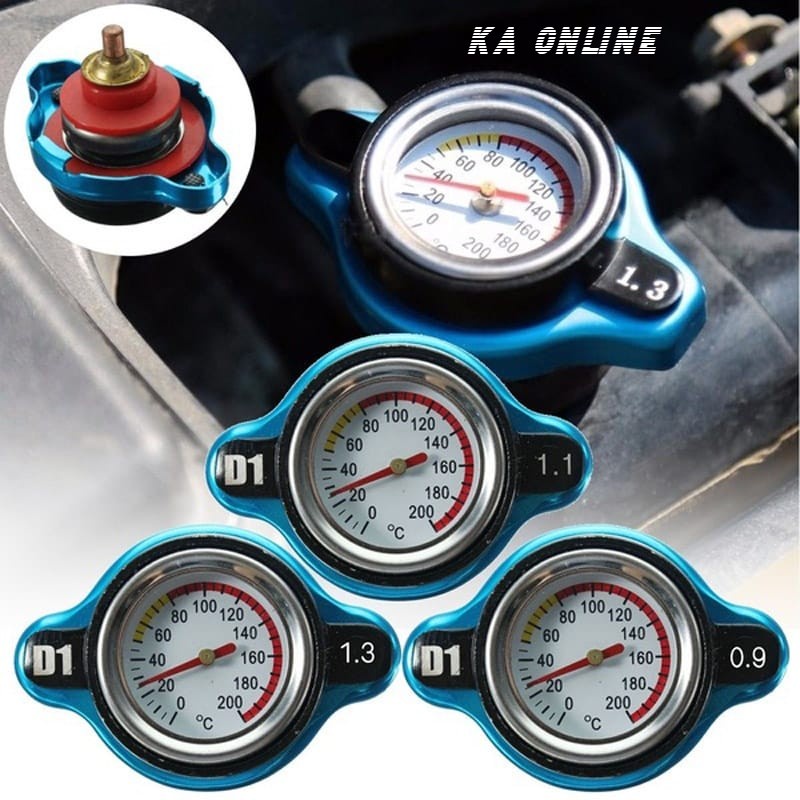 Small Head D1 Spec Radiator Cap with Meter Water Temperature Gauge ...