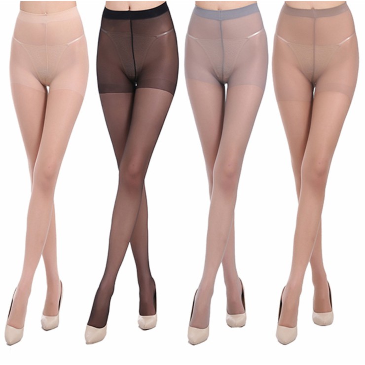 Full foot long super elastic Extremely Thin Silk Stocking skinny leg tights  legging panties pantyhose freesize [ 20D ]