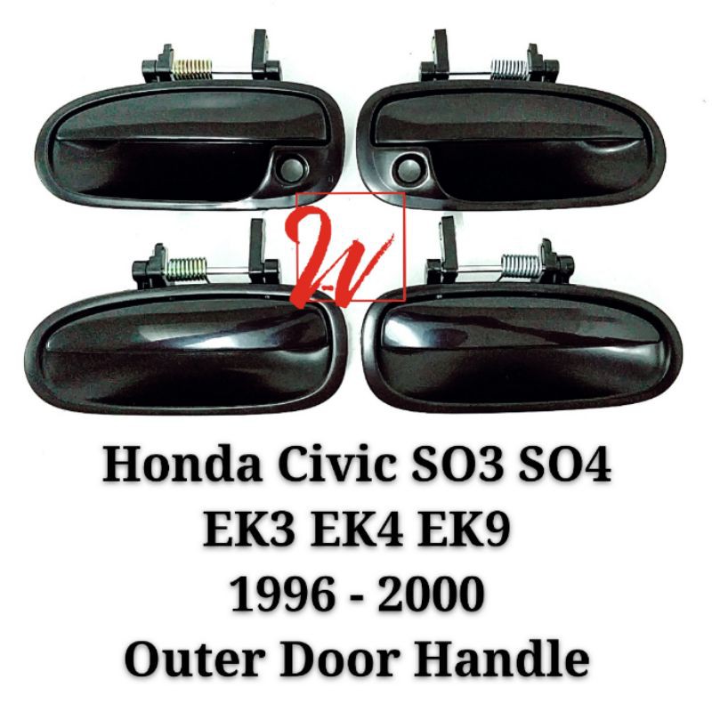 Honda Civic So4 Ek Ek3 Ek9 Outer Door Handle 1996 2000 New Shopee Malaysia 3720