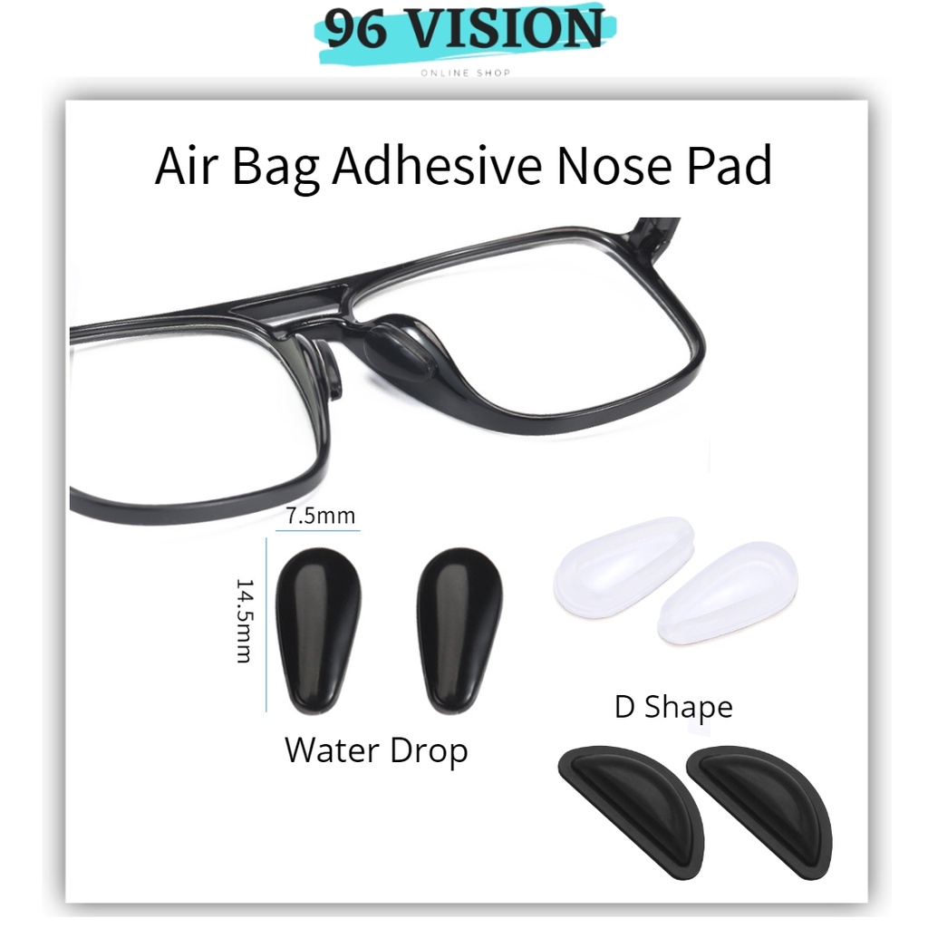 Anti Slip Nose Pad For Glasses Air Bag Nose Pad Spectacle Soft Eyeglasses Nose Pad Adhesive 眼鏡 0811