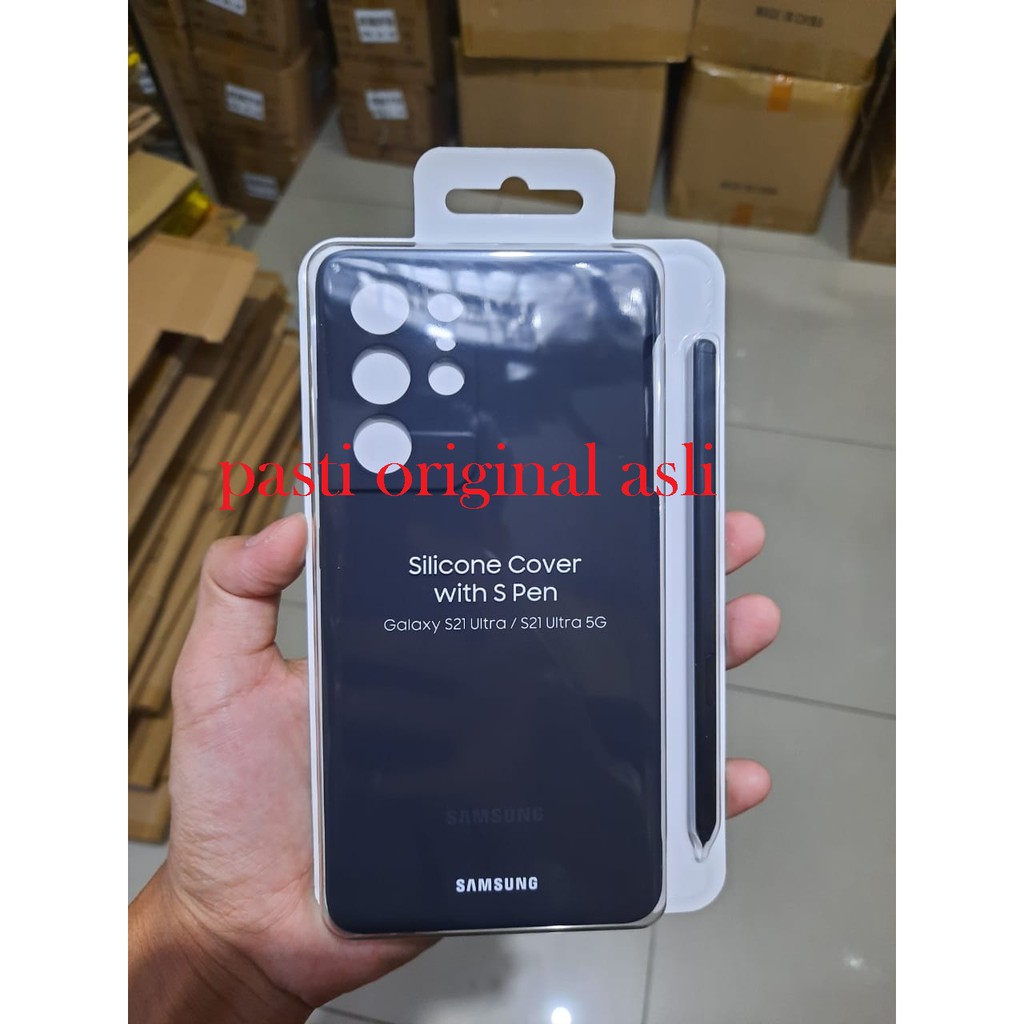 SAMSUNG Silicone Case with S Pen Galaxy S21 Ultra Original 100%