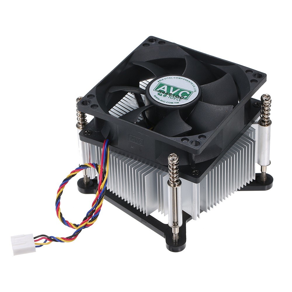 CPU Cooler Heatpipe Fans Quiet Heatsink Radiator Supports Intel 1155 ...