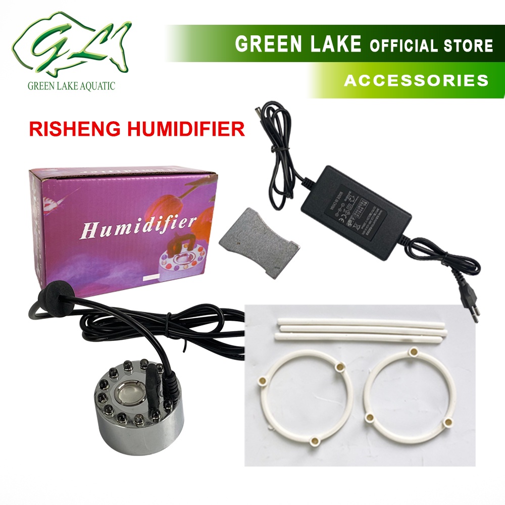 Risheng Humidifier Mini Mist Maker Fogger Water Fountain Pond Aquatic ...